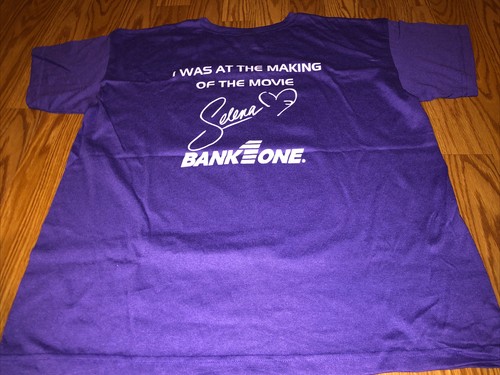 RARA T-shirt Selena Quintanilla vintage 1995 della realizzazione del film Selena - Foto 5 di 6