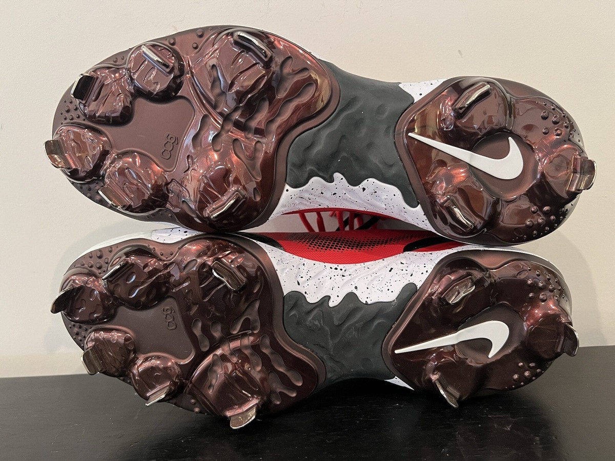 Size 9.5 Nike Alpha Huarache Elite 3 Low Baseball Cleats Red  display picture 2
