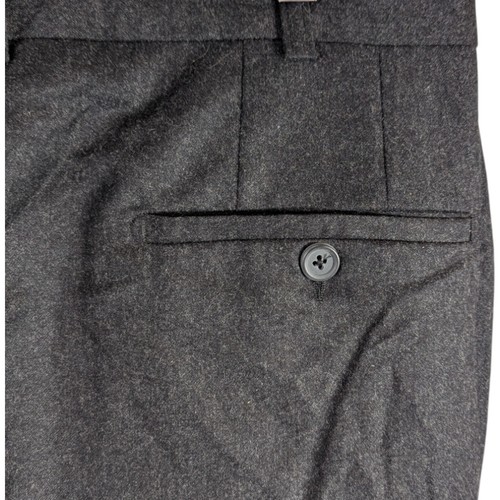 Zignone Trousers Gray Cashmere Wool Mens size 42 42x37.5 UNHEMMED unaltered - Picture 9 of 12