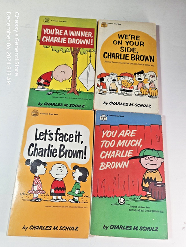 Snoopy Charlie Brown Vintage Books Lot Of 15 Books Charles Schulz - Imagen 4 de 6