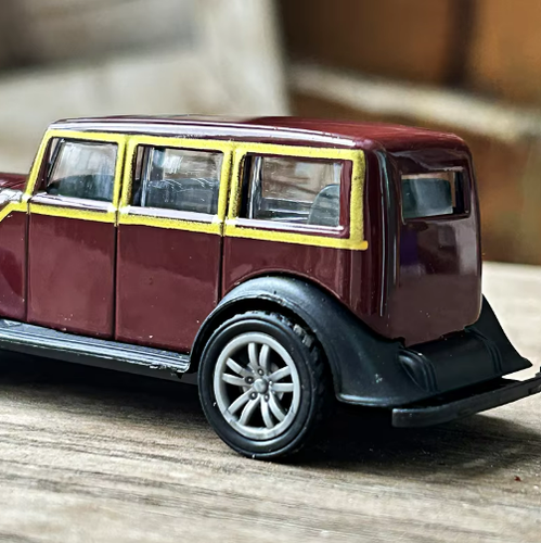 1:43 Vintage Cadillac V8 Diecast Auto Modell Classic Alloy Miniatur Fahrzeug Spielzeug - Bild 6 von 6