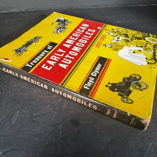 Treasury of Early American Automobiles 1877-1925 by Floyd Clymer Hardcover Book - Picture 2 of 11