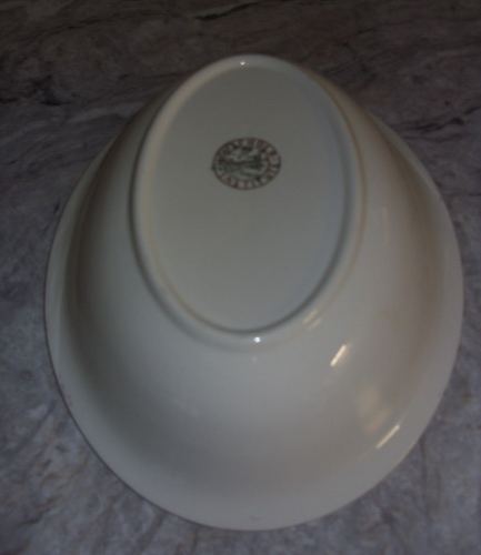 Homer Laughlin Priscilla Eggshell Nautilus Oval Vegetable Serving Bowl - Picture 6 of 7