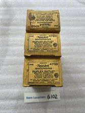 HUBBELL TWIST LOCK GROUNDING 4703 Duplex Outlet Lot of 3