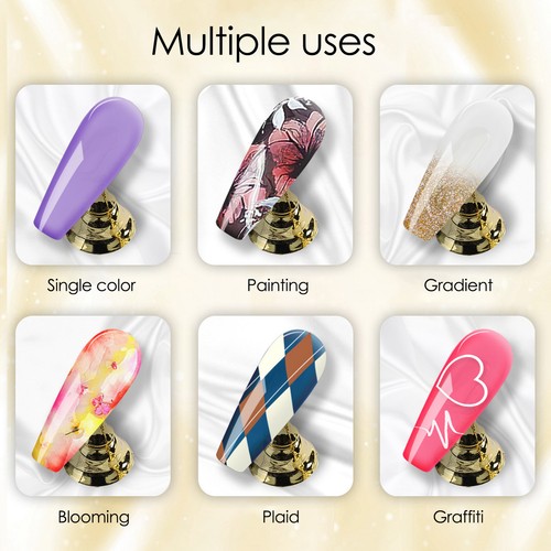 Gel Polish Cream Professional Delicate Home Nail Salon 3 Color Nail Gel Pain RHS - Imagen 3 de 29