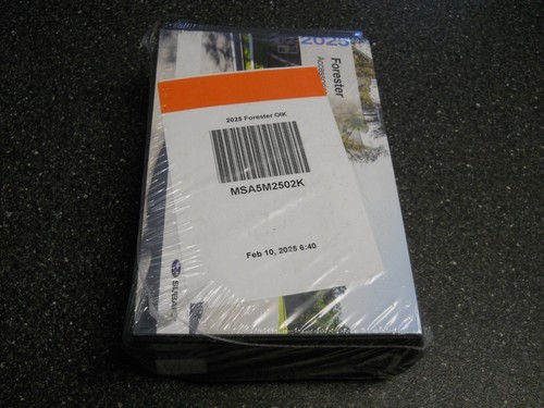 2025 Subaru Forester Brand New Owners Manual FREE Shipping