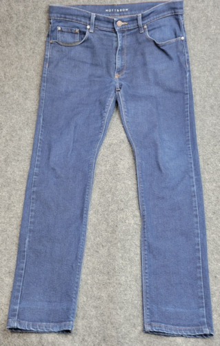 Jeans Mott and Bow uomo 33x32 risciacquo lavaggio skinny premium minimalista vestibilità pulita - Foto 2 di 14