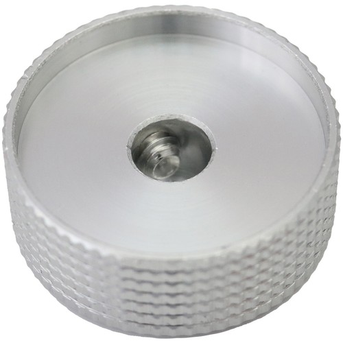 Perno de control arrugado ancho de aluminio liso - orificio redondo de 6 mm - Imagen 8 de 9