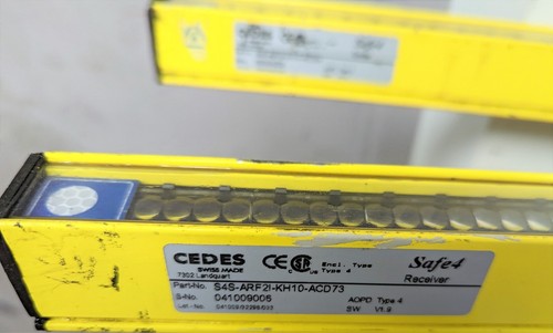 Light Curtin Emitter (Transmitter) And Receiver Set 120mm (56”) CEDES Safe 4     - Picture 3 of 12