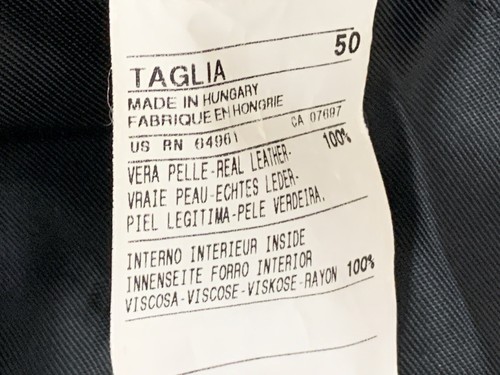 Chaqueta de cuero para mujer UNITED COLORS OF BENETTON talla 50 negra - Imagen 6 de 12