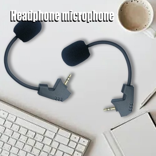 Replacement Mic with Sponge Cover for Y480 Gaming Headphone Black - Zdjęcie 2 z 8