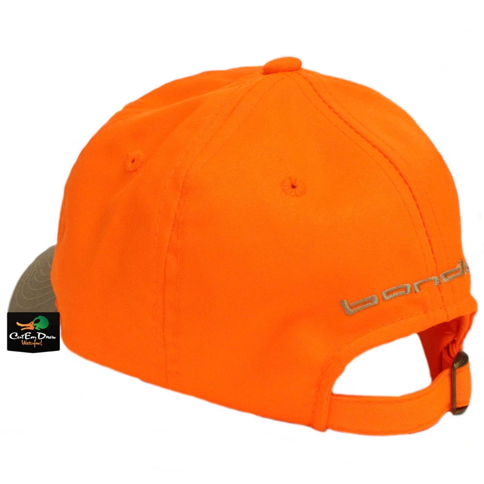 NEW BANDED GEAR UPLAND HUNTING CAP HAT BLAZE ORANGE TAN W/ "b" LOGO ADJUSTABLE - Image 3 of 3