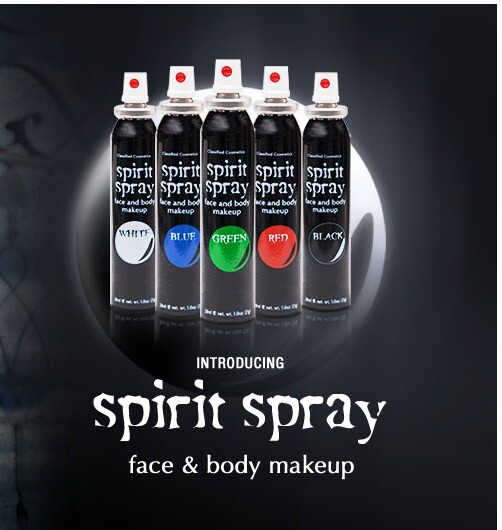 -  5 Color Pack - Halloween Face And Body Spray On Makeup!
