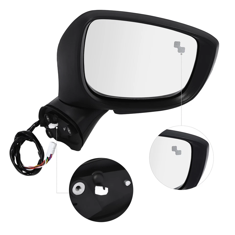 For 2015 2016 Mazda CX-5 Mirror w/ Blind Spot + Turn Signal 9-Pin Passenger Side Foto 4 de 4