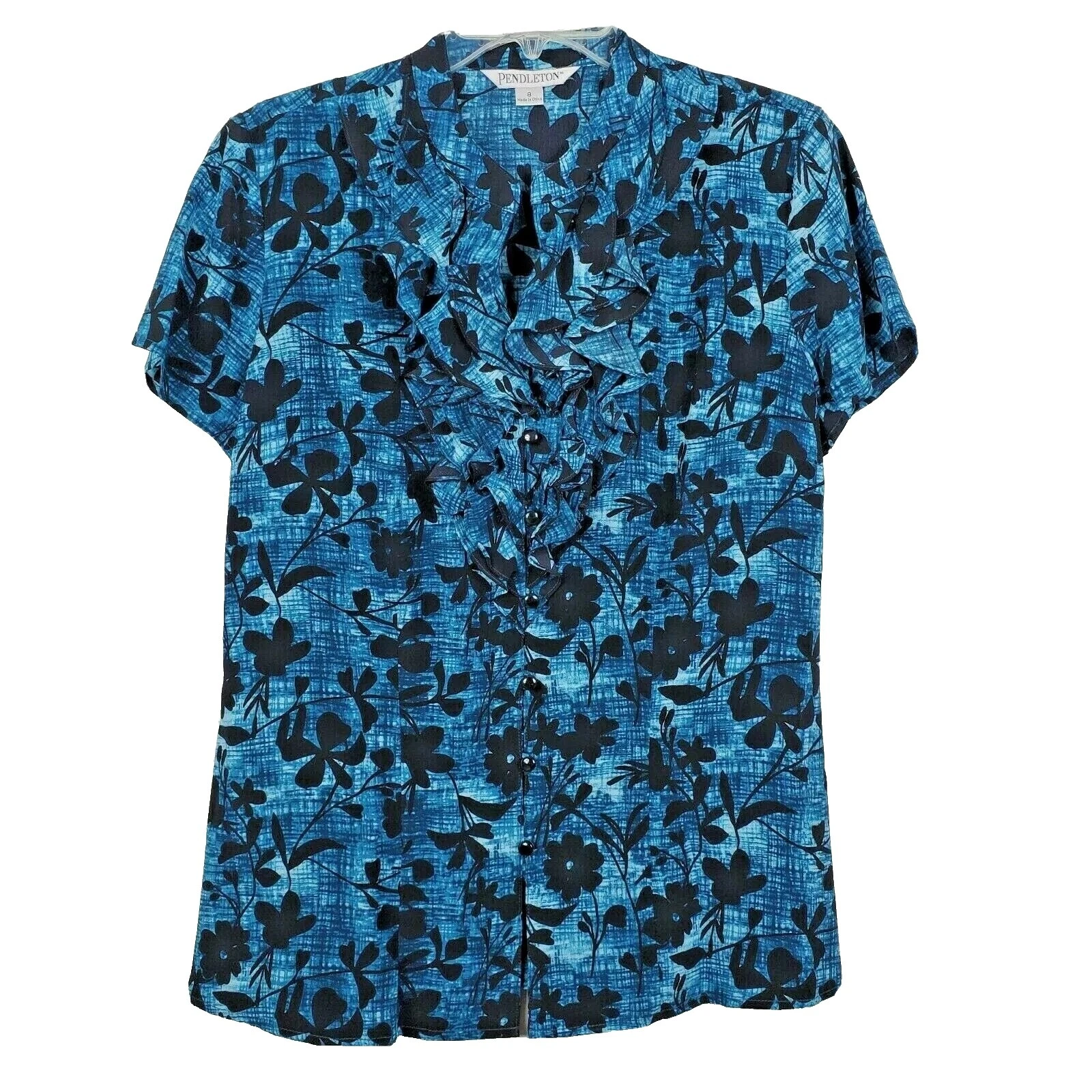 Pendleton Silk Floral Tops for Women