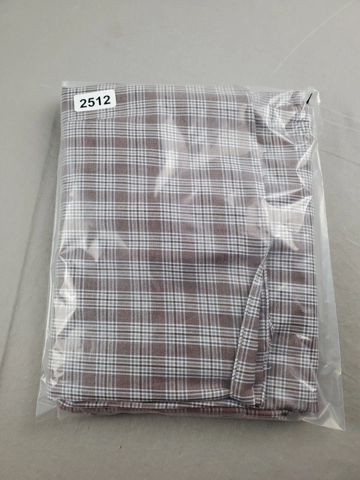 Camisa AVINO Napoli Para Hombre Camisa 16 41 Marrón A Cuadros Abotonada Manga Larga Italia Foto 2 de 4