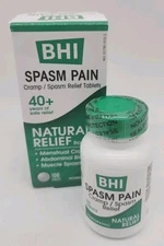 BHI Spasm Natural Relaxer Relief for Menstrual Cramps, Bloating, Aches & Muscle