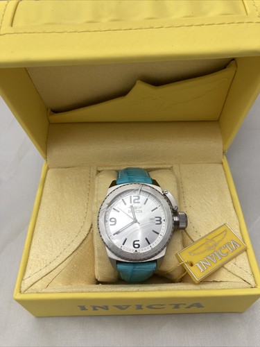 Invicta 1110 Corduba Collection Men's Watch Quartz Stainless Steel Blue Leather - Picture 2 of 12