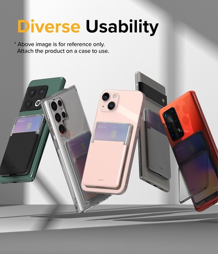 Ringke [Stand Slot Card Holder] for Phone Case | Stick on Wallet for Credit Card - 第 33/68 張圖片