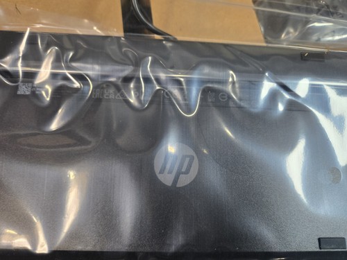 New HP TPC-COO3K Slim/Thin Black Wired USB Keyboard & Mouse for Desktop Computer - Picture 4 of 7