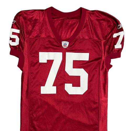 Vintage Arizona Cardinals Leonard Davis Signed NFL Game Used 2001 Rookie Jersey - Picture 2 of 7