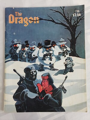 DRAGON MAGAZINE GAME ROLE PLAY BOOK ISSUE # 35 VINTAGE RETRO TSR REFERENCE BOOK