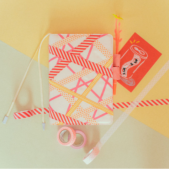 Hobonichi Techo mt Red x Yellow Mix A5 Size Cover ONLY
