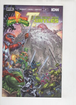 Power Rangers Vs Ninja Turtles II #2 Williams Boom! Exclusive Variant Cover 2022