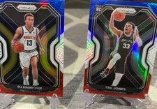 20-21 Panini Prizm - Red, White & Blue - YOU PICK/COMPLETE YOUR SET - Save 20%!!