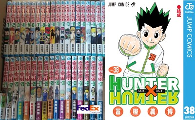 HUNTER×HUNTER 1〜38 HUNTER X HUNTER Vol.1-38 Japanese Anime Manga Comic Book Set
