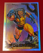 2024 Marvel Masterpieces 92 Platinum Rainbow Wolverine #94