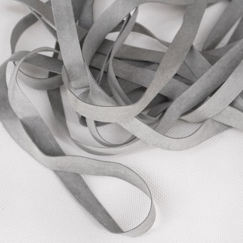 Flat Elastic Grey & Cream 7mm Face Mask Elastic Crafts Sewing Dress 1-250 Meters - Picture 10 of 15