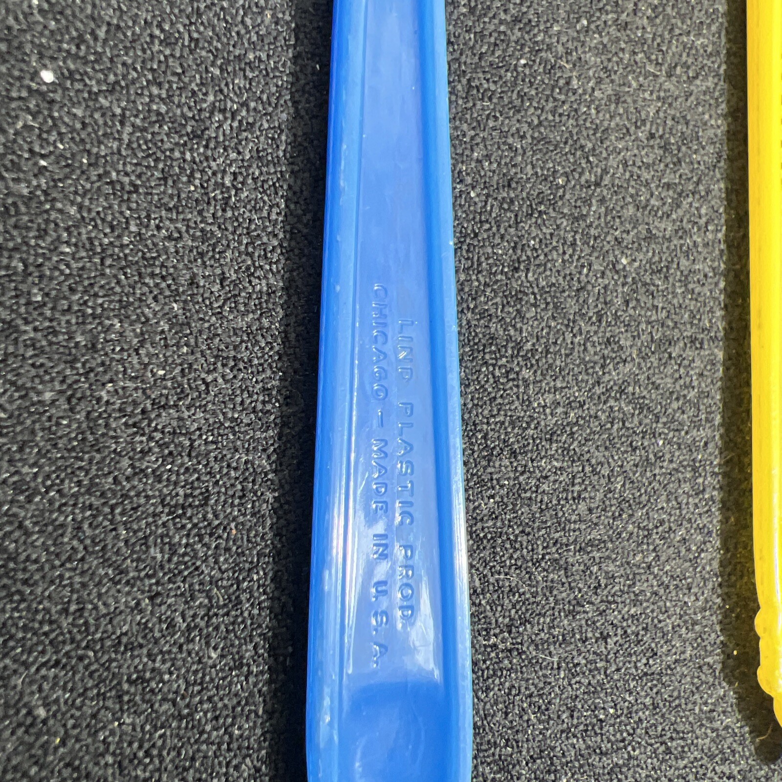 Vintage DAIRY QUEEN Ice Cream Spoons 3 Colors DQ w/ Cut Out Handle