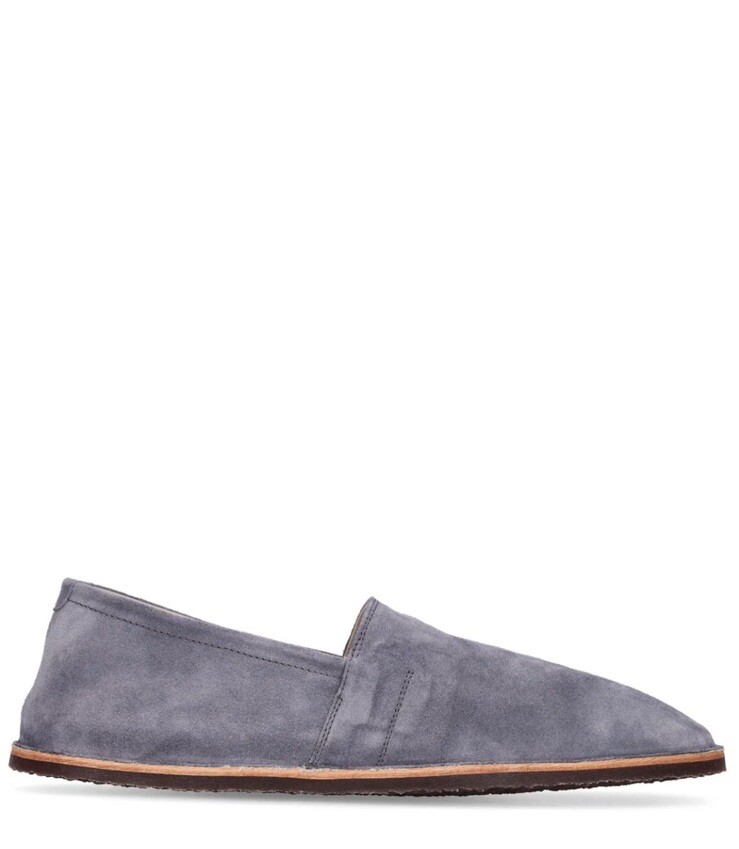 New Authentic Brunello Cucinelli Men Suede Espadrille Slip
