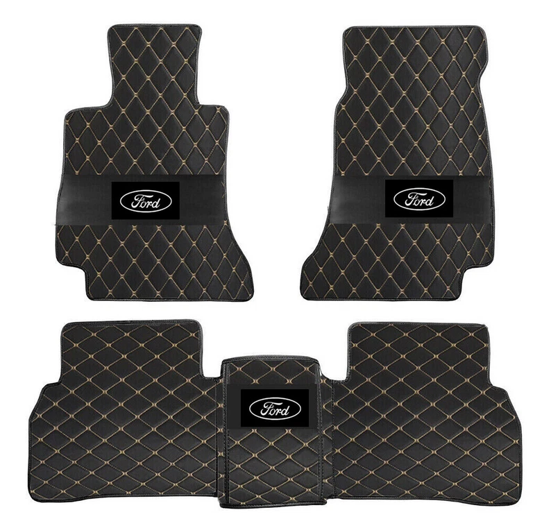 Suitable for Ford F-150 front&rear car floor mats waterproof custom anti slip Foto 2 de 4