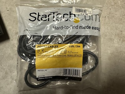 startech.com standart computer power cord Nema5-15P to c13