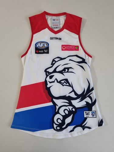 #50 GPS pocket Western Bulldogs jersey guernsey Premiership 2019 Cotton On AFLW - Picture 1 of 12