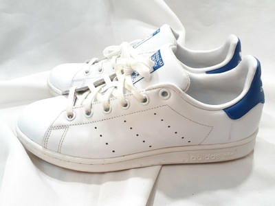 stan smith white navy blue