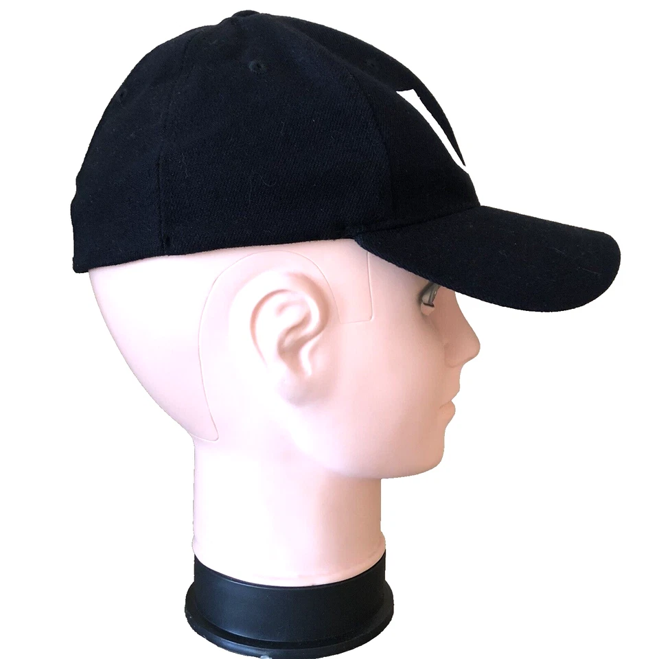 Zephyr Baseball Cap Black with Burgandy & White "U" #20 Stretch Fit GUC - Image 4 of 4