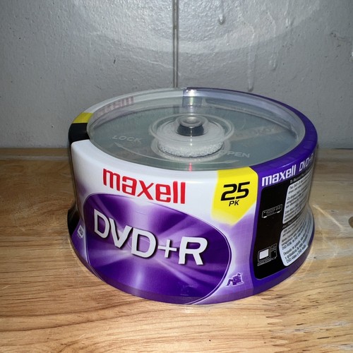 BRANDNEU Maxell DVD+R 4,7GB 25er-Pack 8x 120 Minuten Spindel werkseitig versiegelt Neu in Verpackung!! - Bild 2 von 5