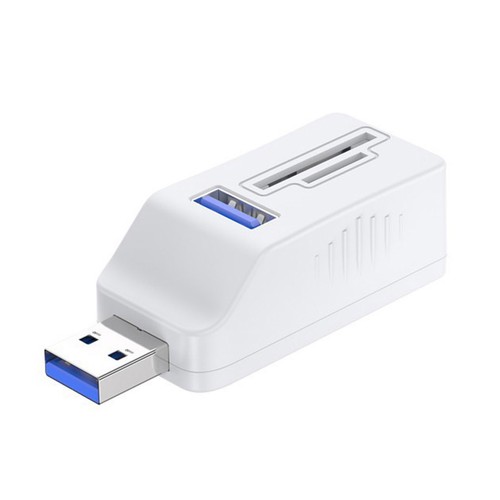Camera Card Reader Easy Hang Storage Usb Hub Expansion Splitter for Connecting - Zdjęcie 3 z 9
