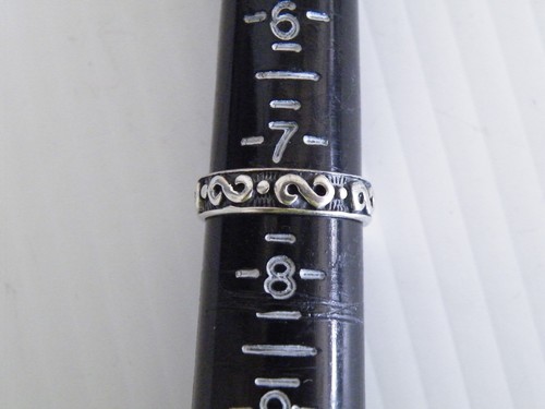 Schön gestalteter Sterling Silber Ring 0,925 Größe 7 1/2 - Bild 2 von 2