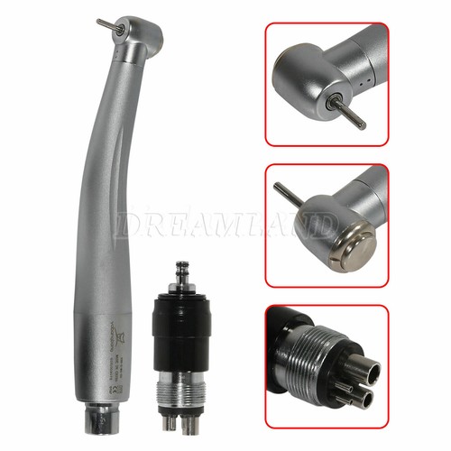 Pieza de mano dental estilo NSK LED/fibra óptica/alta velocidad 4/6 orificios/acoplador rápido - Imagen 15 de 86
