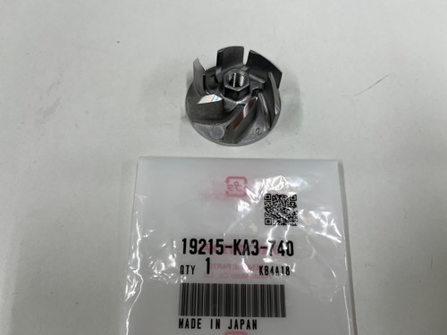 Water Pump Impeller 19215-KA3-740 Fits Honda CR125 R 85-04, CR250 R 85-07 - Picture 3 of 5