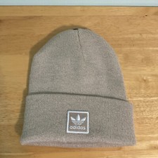 Adidas Originals Tall Utility Beanie Knit Cap Hat Wonder Beige Men s OSFA IQ5553