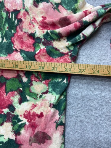 Talbots Woman Petites Cardigan Sweater Floral Print Button Front 1X Petite - Picture 5 of 9