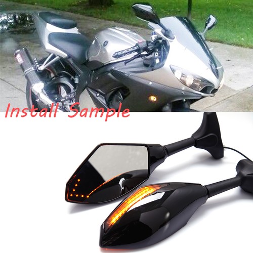 Espejos Led Para Yamaha Yzf R6 R6s Fz1 Fz6 Fazer, 1 Par | Envío gratis