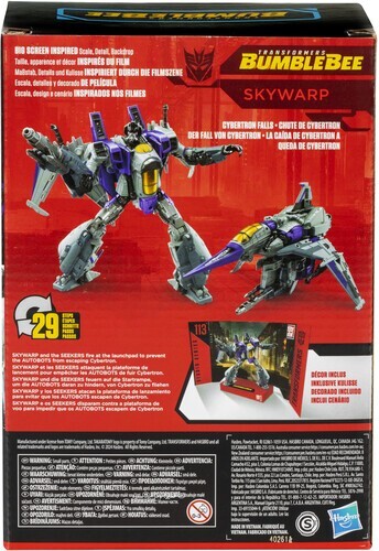 Transformers Studio Series Skywarp Voyager Bumblebee Movie Figure 113 - Picture 2 of 4