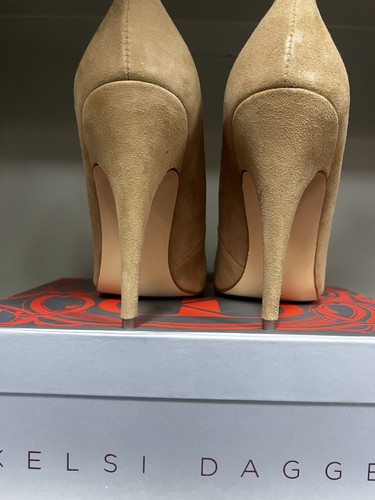 Kelsi Dagger Women's Lillian Pump Size 9.5M Camel Suede Color - Picture 3 of 7