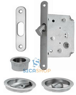 Maniglia Maggiorata Per Porta Scorrevole Tondo Cromo Satinato Diametro 70 MM Maniglia Maggiorata Per Porta Scorrevole Tondo Cromo Satinato Diametro 70 MM
